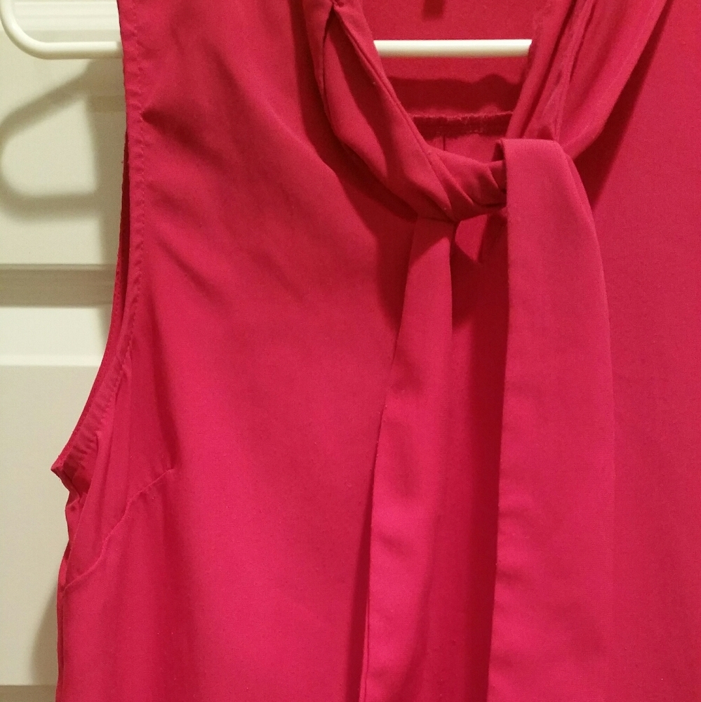 Sugar Lips pink tie collar dress - Picture 4 of 4